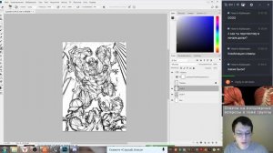 Стрим №25. Монстр. Лайн-арт!