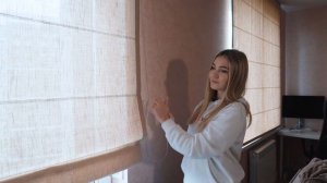 УСТАНОВКА РИМСКИХ ШТОР В ГОСТИНУЮ ?? #шторыдлядома #сшитьсвоимируками #римскиешторы