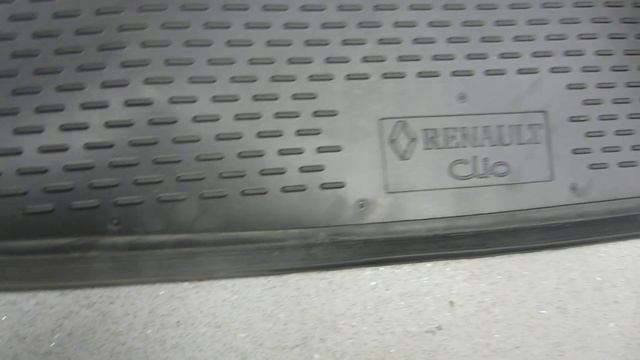 Коврик в багажник Renault Clio III 2005-2012. Цвет чёрный смотреть онлайн