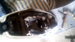 Как снять заднее колесо Хонда дио