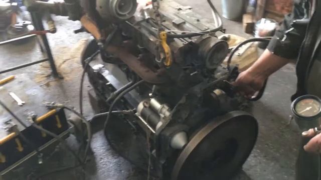 Первый запуск двигателя Deutz BF6M1013 после ремонта смотреть онлайн