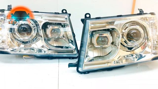 Toyota Land Cruiser 100 апгрейд фар хрусталь смотреть онлайн