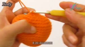 #318 | Amigurumi Charmander (1/2) | How to crochet Pokémon amigurumi | Free pattern | AmiguWorld