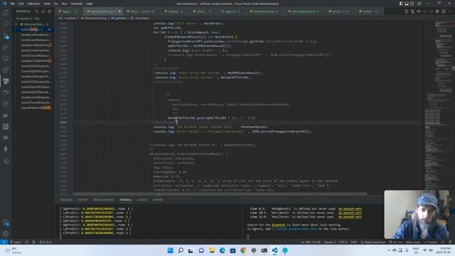 Brain JS, how I setup the neural network in my react Js code to find the best brain (uncut version) смотреть онлайн