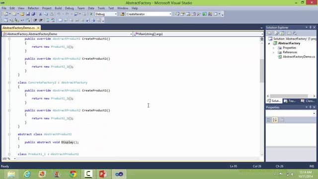Abstract Factory Design Pattern In C#