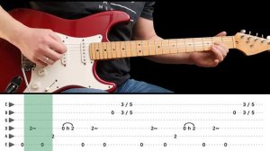 WOMAN FROM TOKYO - Intro Riff + verse chords + solo with tabs (fast & slow) - Deep Purple