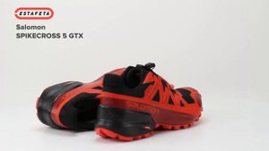Кроссовки Salomon SPIKECROSS 5 GTX Bk/Rd/Rd 408082