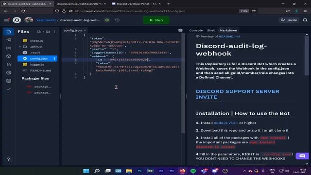 HOW TO MAKE A AUDIT LOGS BOT With Replit ( Credits to Tomato6966) смотреть онлайн