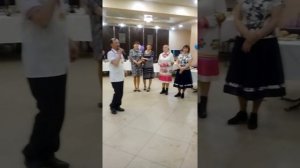 Поём Марийские песни на Юбилее.