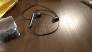 Беспроводные Блютуз bluetooth наушники H6 Picun. Посылка с Алиэкспресс. Распаковка, обзор 18062017.