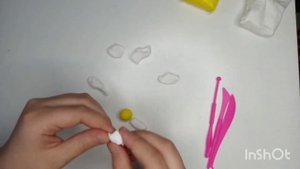 Лепка из лёгкого пластилина РОМАШКА ?