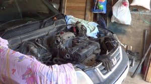 Замена ДВС Honda cr-v RD1