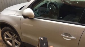 Авто открытие и закрытие зеркал VW Tiguan