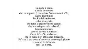 "A Gesù bambino" di Umberto Saba