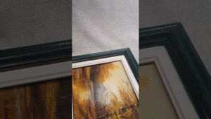 Пейзаж. ДВЕ КАРТИНЫ ОДНИМ ЛОТОМ!  Живопись маслом  на фанере .Винтаж. Европа