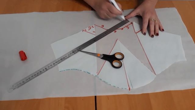 Моделирование рукава с V-образной встречной складкой смотреть онлайн