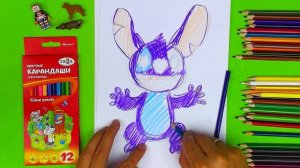 Как нарисовать СТИЧА из Мультика Лио и Стич