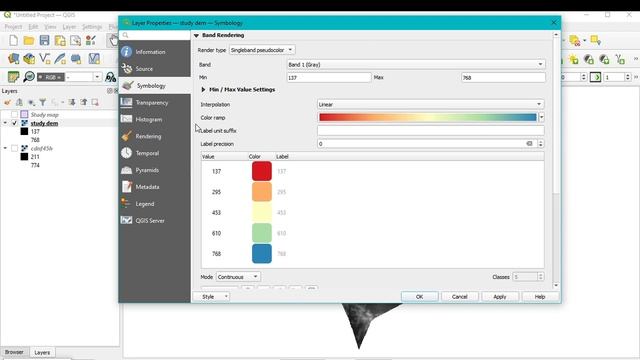 How to create 3D Model of DEM image using QGIS смотреть онлайн