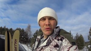 Охотничьи лыжи.Смазываю перед охотой