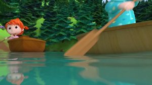 Row Row Row Your Boat | CoComelon Nursery Rhymes & Kids Songs