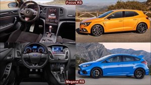 2018 Renault Megane RS VS 2018 Ford Focus RS