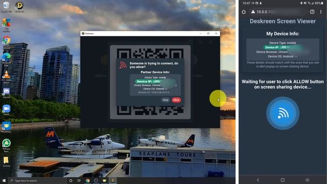 How to Use your Phone, Tablet or Laptop as a Second Monitor | Deskreen Software смотреть онлайн