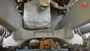 Покраска трактора ДТ-75.
