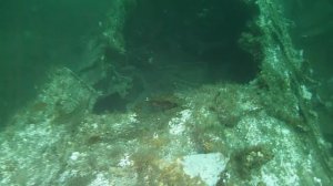 Diving U861 uboat, Malin Head, Donegal, Ireland