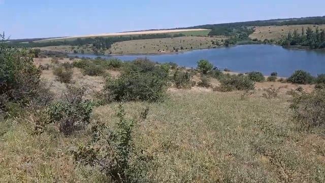 Вид на Астаховское водохранилище.