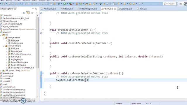 Java in Tamil - Constructor, Parameterized Constructor