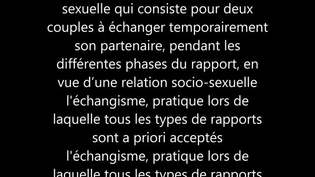 l'échangisme c est quoi ? смотреть онлайн