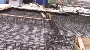 Монолитная плита с ребрами жесткости