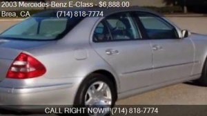 2003 Mercedes-Benz E-Class E 500 4dr Sedan for sale in Brea,