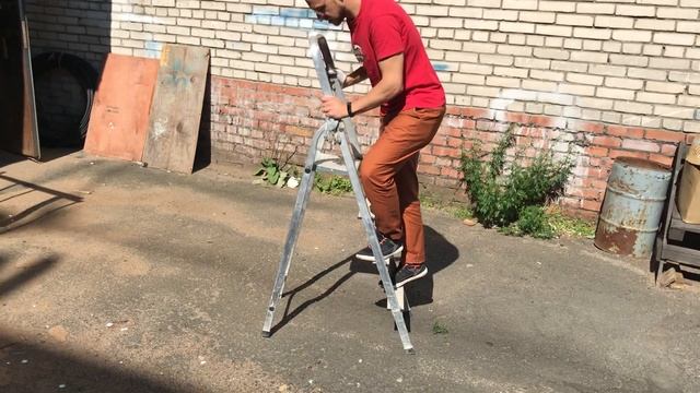 Отзыв о стремянке Biber 98004 смотреть онлайн