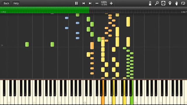 (Godowsky) Java suite-1 Gamelan (Synthesia) смотреть онлайн