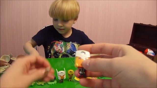 #3 Целый сундук КИНДЕР СЮРПРИЗ surprise eggs. Распаковка. Что внутри. смотреть онлайн