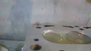 Мастерская Интерактивной Реставрации: объём камеры сгорания ГБЦ ВАЗ-2130 после фрезеровки