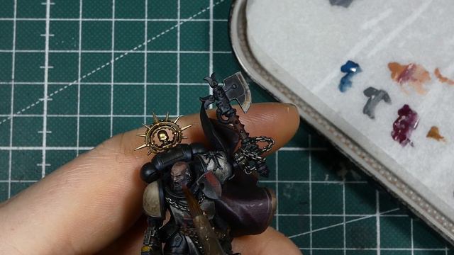 Painting a face in 15 minutes !!! Fast and Easy - Black Templars Marshall смотреть онлайн