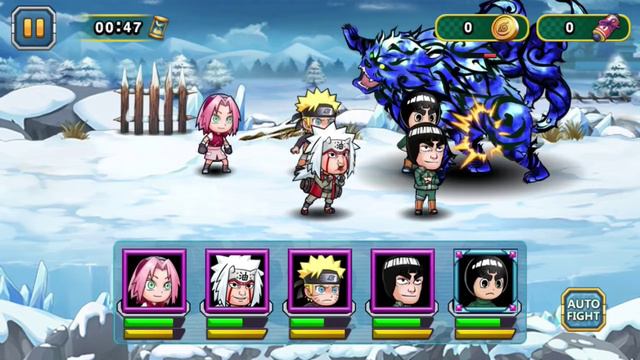 Defeating 1/2/3 tail beasts (Shinobi War) смотреть онлайн