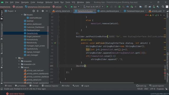 How to show Drop Down Menu in android studio java and insert into SQLite in Android Studio