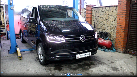 Замена масла и фильтров в двигателе на Volkswagen Transporter T6  Фольксваген Транспортер 2,0 TDI