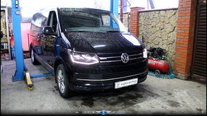 Замена масла и фильтров в двигателе на Volkswagen Transporter T6 Фольксваген Транспортер 2,0 TDI