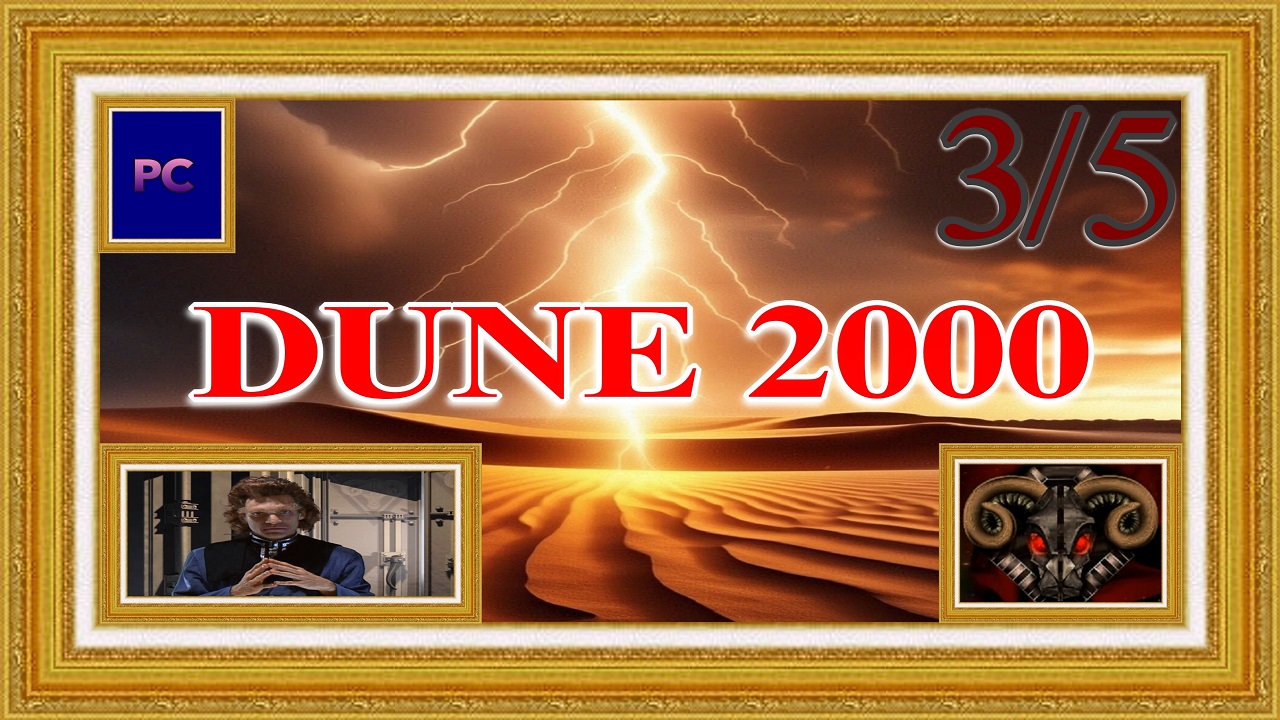 Dune 2000 / PC / HD / Прохождение за Харконненов (3-я часть игры) / MAX сложность.