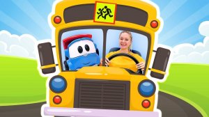 Видео для детей — Лепим школьный автобус из Плей До! Мультики про машинки для малышей