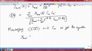 Lec 27 Tight binding method - 2