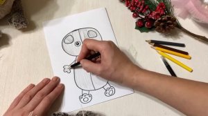 Как нарисовать кота Басика 1 простой способ| Как нарисовать кота| Рисуем Басика #котбасик #басик