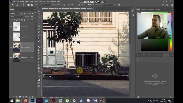 Как убрать сложный объект (предмет) Мастер класс фотошоп