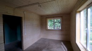 Обзор каркасного дома 6х8 м² с террасой 2×8 м² и мансардным этажом в п. Рощино | Каркасник под ключ