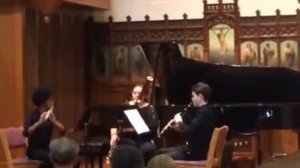 Three Pieces for Flute, Clarinet and Bassoon by Walter Piston MV 1 & 3