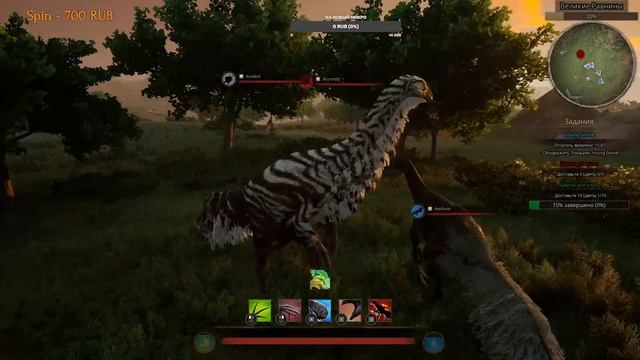 Path of Titans : играем на  сервере Age of Dino : Гнездование ТЕРЕЗИН